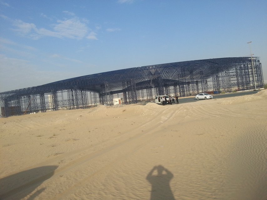 克拉玛依大型场馆网架工程